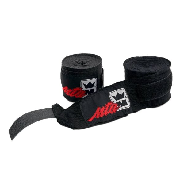 Bande de boxe noire-2.5m-Coton-MBB3250