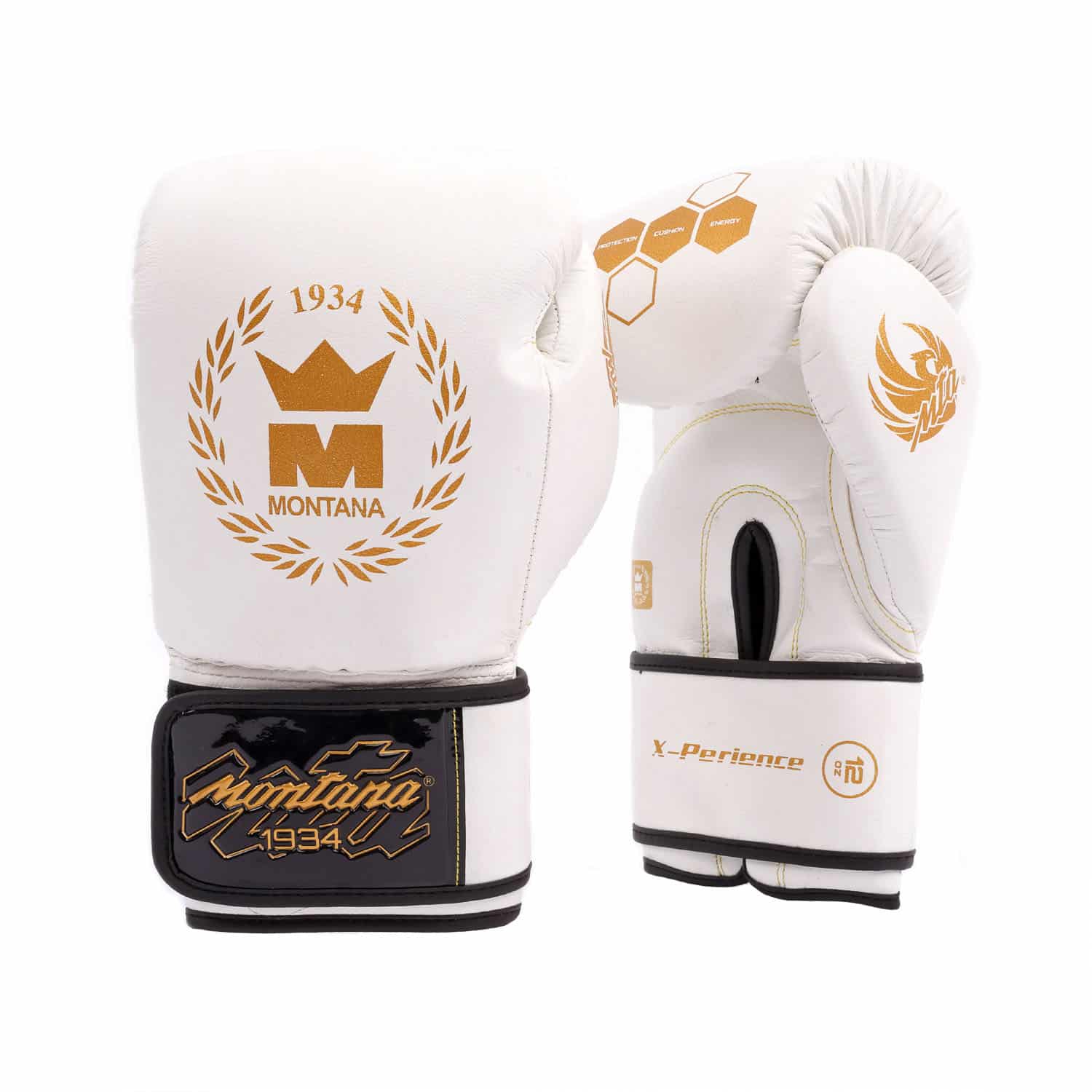 Gants de boxe blancs