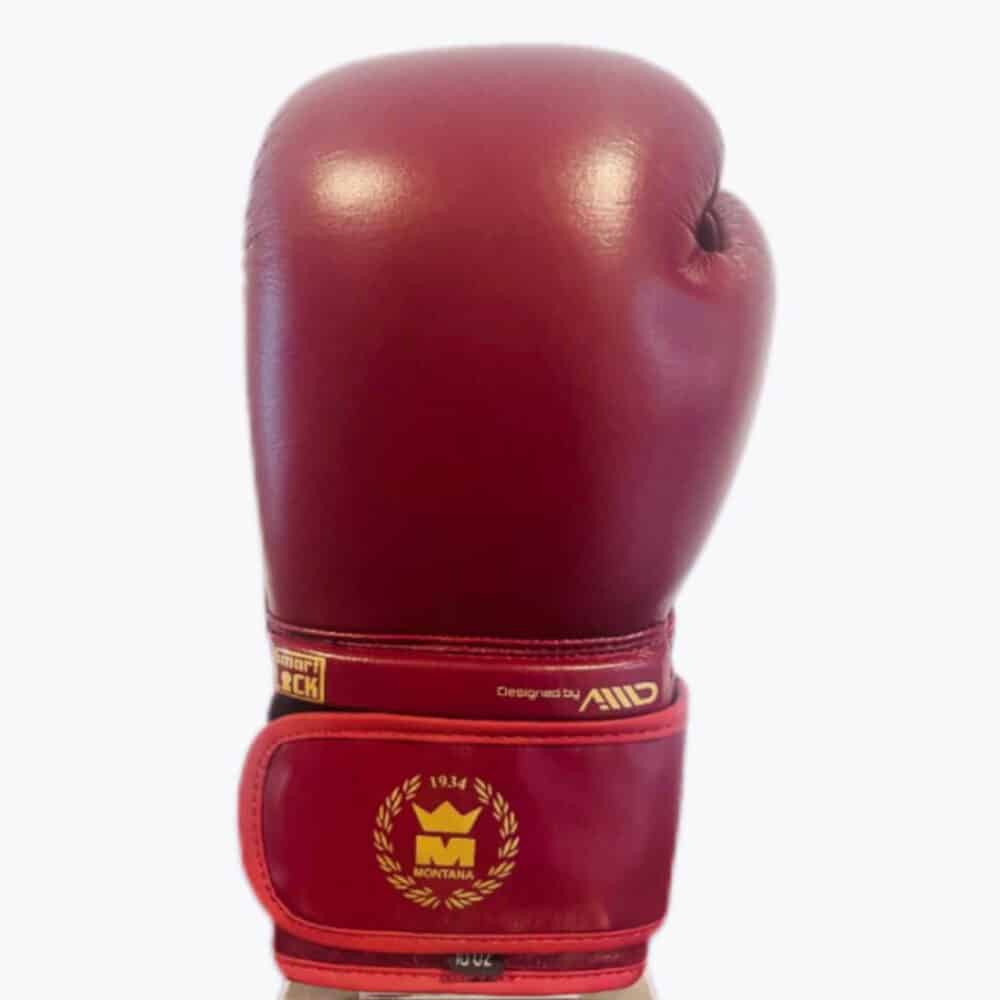 Gants de boxe bordeaux Montana VICTORY Legend pour boxeurs recherchant confort, durabilité et tradition, adaptés au Full Contact, Kick Boxing et Muay Thai.