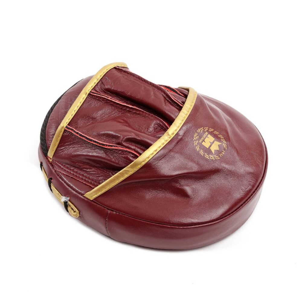 Mini pattes d’ours incurvées en cuir de buffle Montana RAZORPRO bordeaux, conçues pour une prise efficace et un travail intensif de précision.