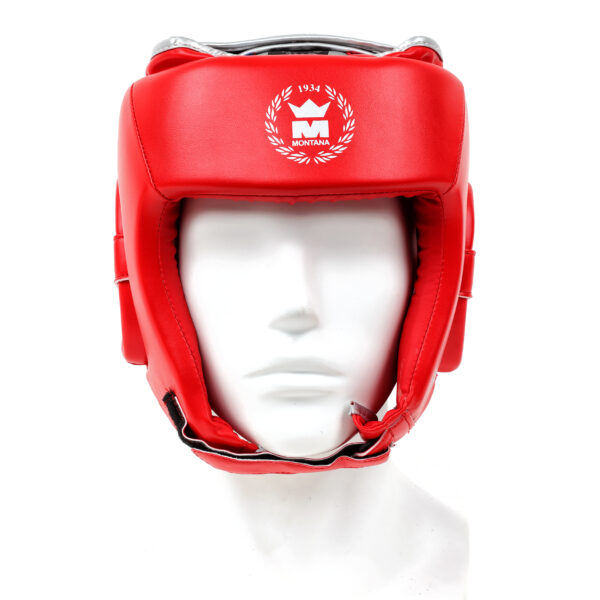 Casque de boxe rouge AMATEUR