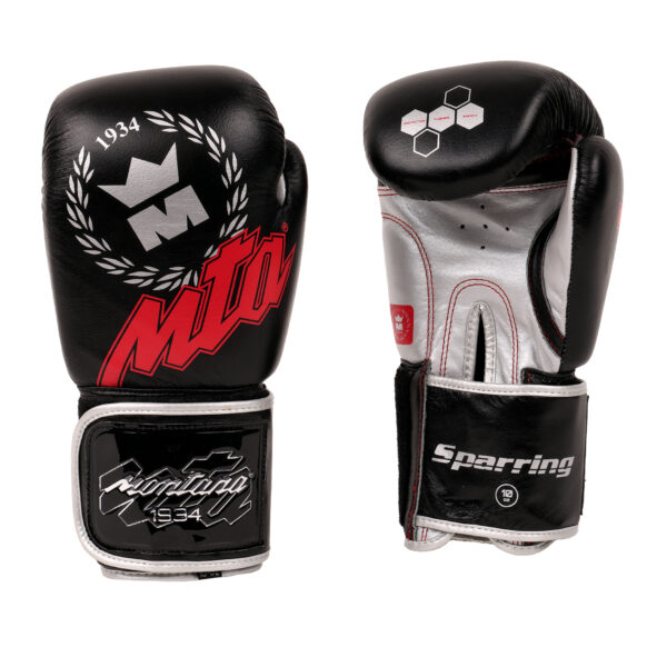 Gants de boxe noirs SPARRING Identity