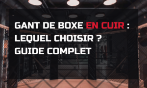Image mise en avant de l'article de blog "Gant de boxe en cuir lequel choisir Guide complet"